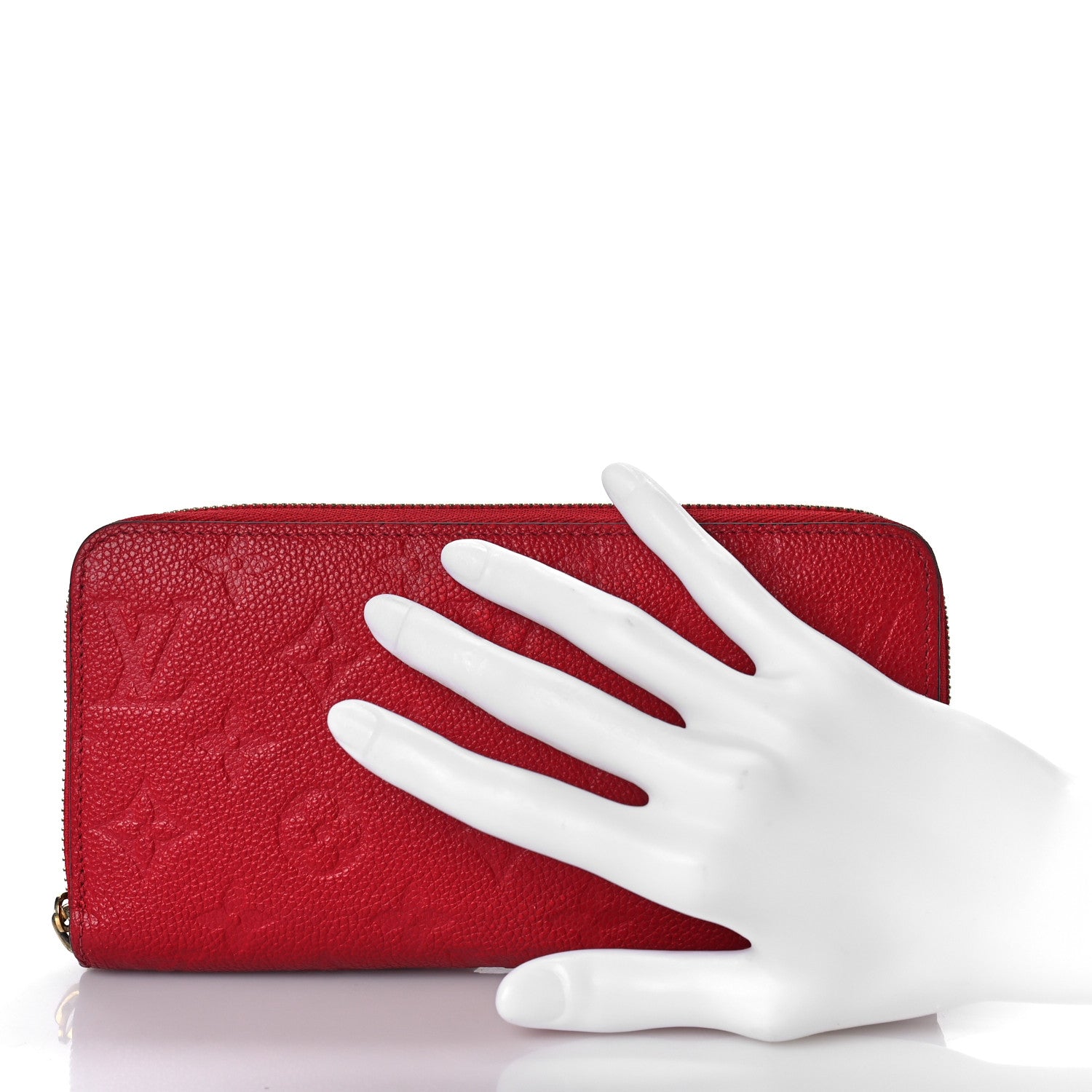 Louis Vuitton Empreinte Zippy Wallet Scarlet 2 of 9
