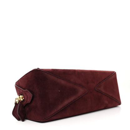 Alaia Suede Goatskin Medium Le Teckel Bag Rouge Grenat 5 of 10