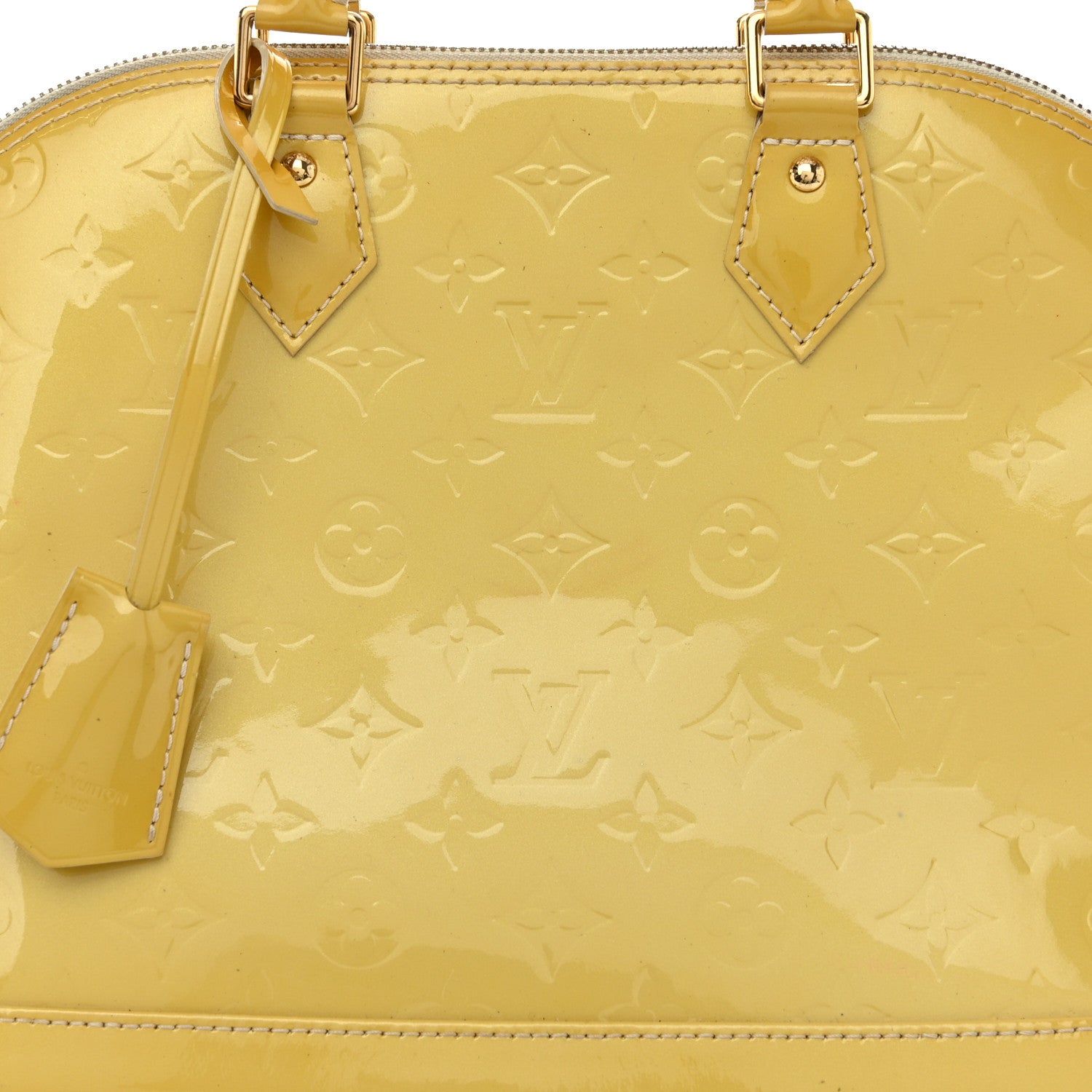 Louis Vuitton Vernis Alma PM Citrine 8 of 12