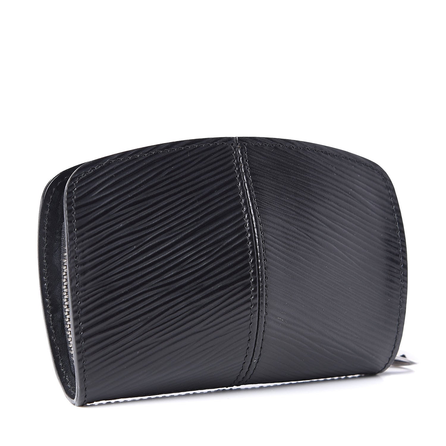 Louis Vuitton Epi Demi Lune Coin Purse Black 3 of 10