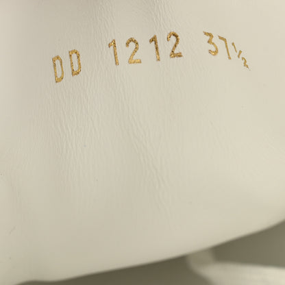 Louis Vuitton Lambskin Embossed Monogram Time Out Sneakers 37.5 White 8 of 11
