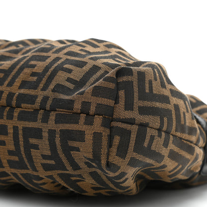 Fendi Zucca Cuoio Lucido Hobo Tobacco Moro 10 of 12