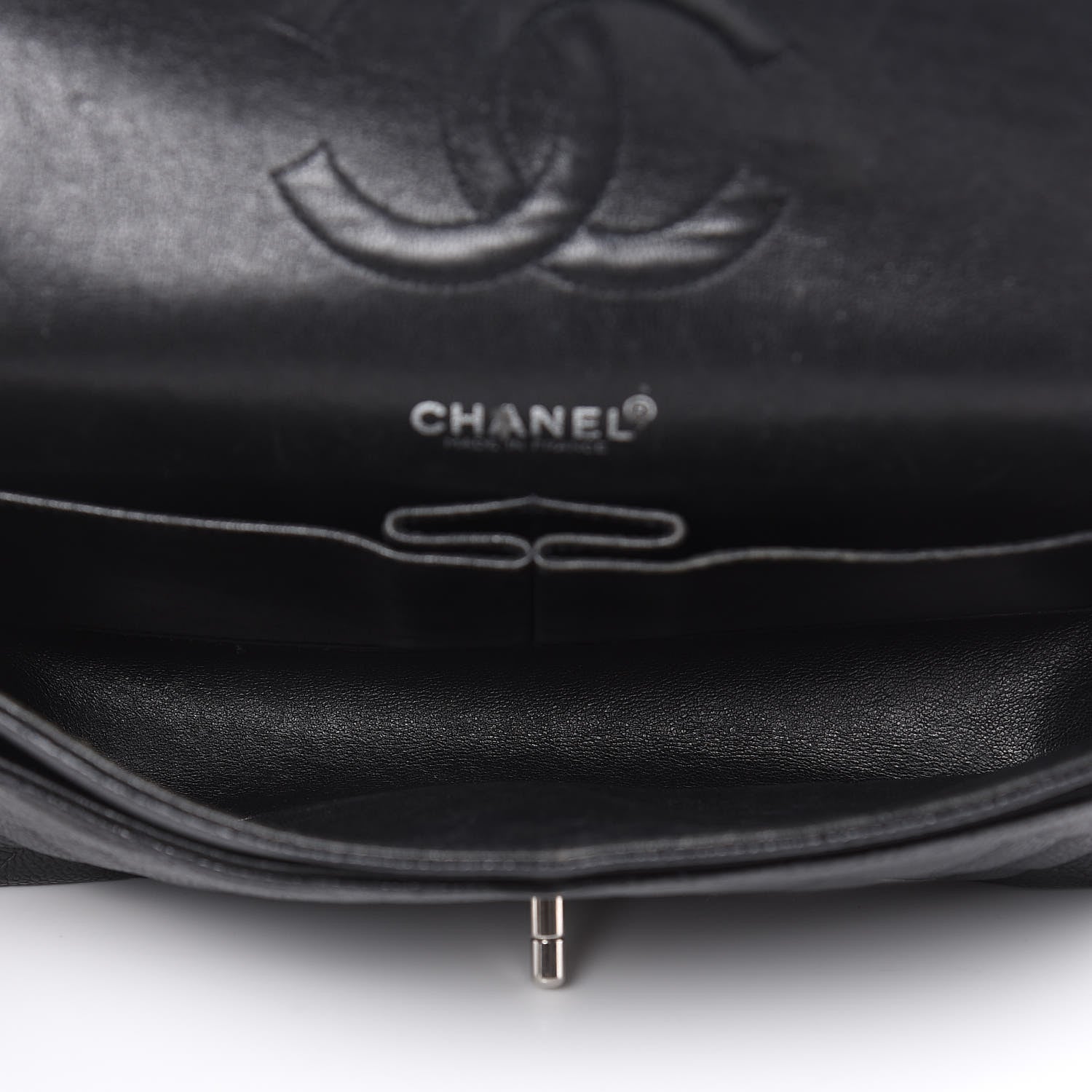 Chanel Caviar Quilted Medium Double Flap Black 5 of 17