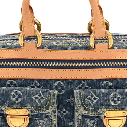 Louis Vuitton Monogram Denim Neo Speedy Blue 8 of 10