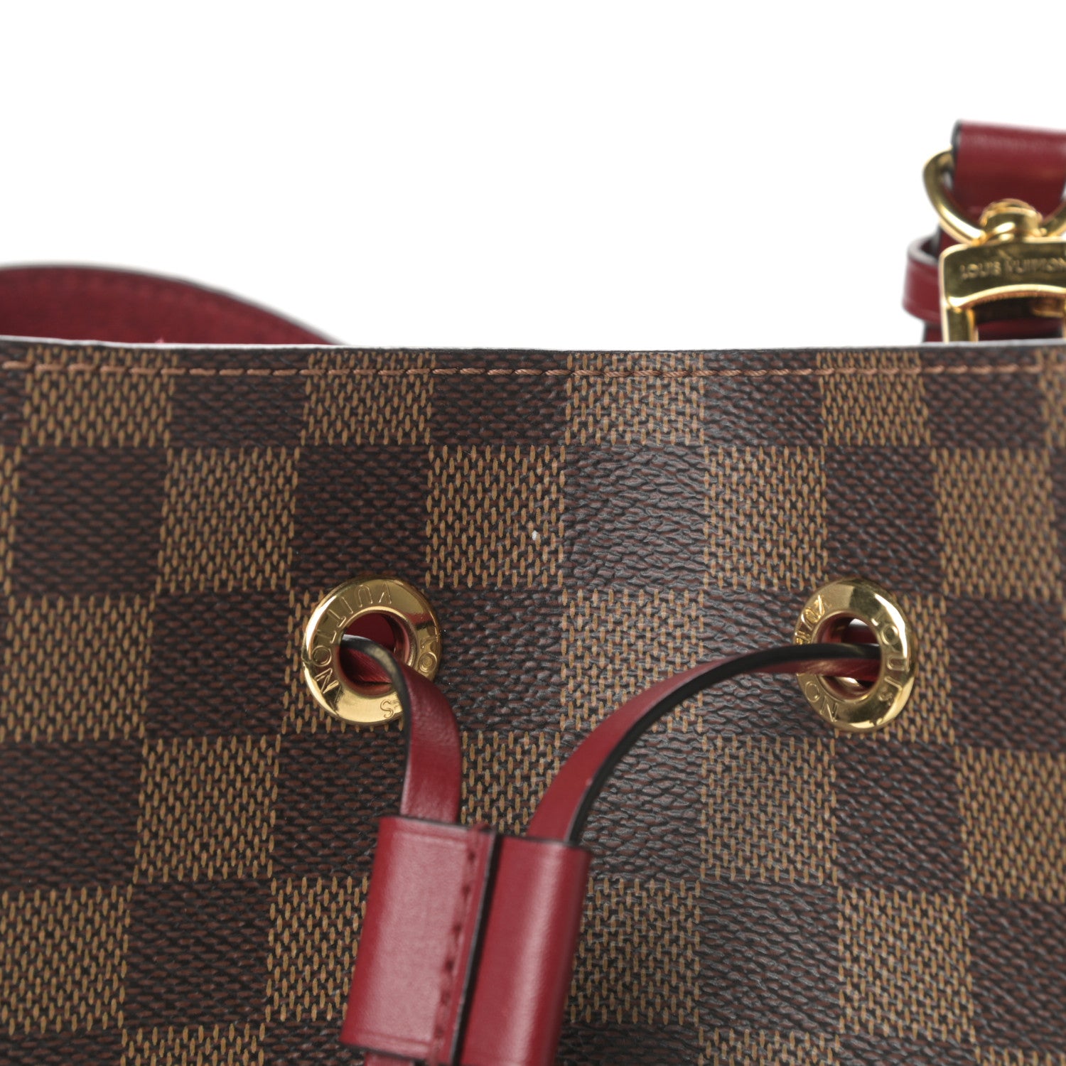 Louis Vuitton Damier Ebene Neonoe MM Cherry Berry 11 of 13