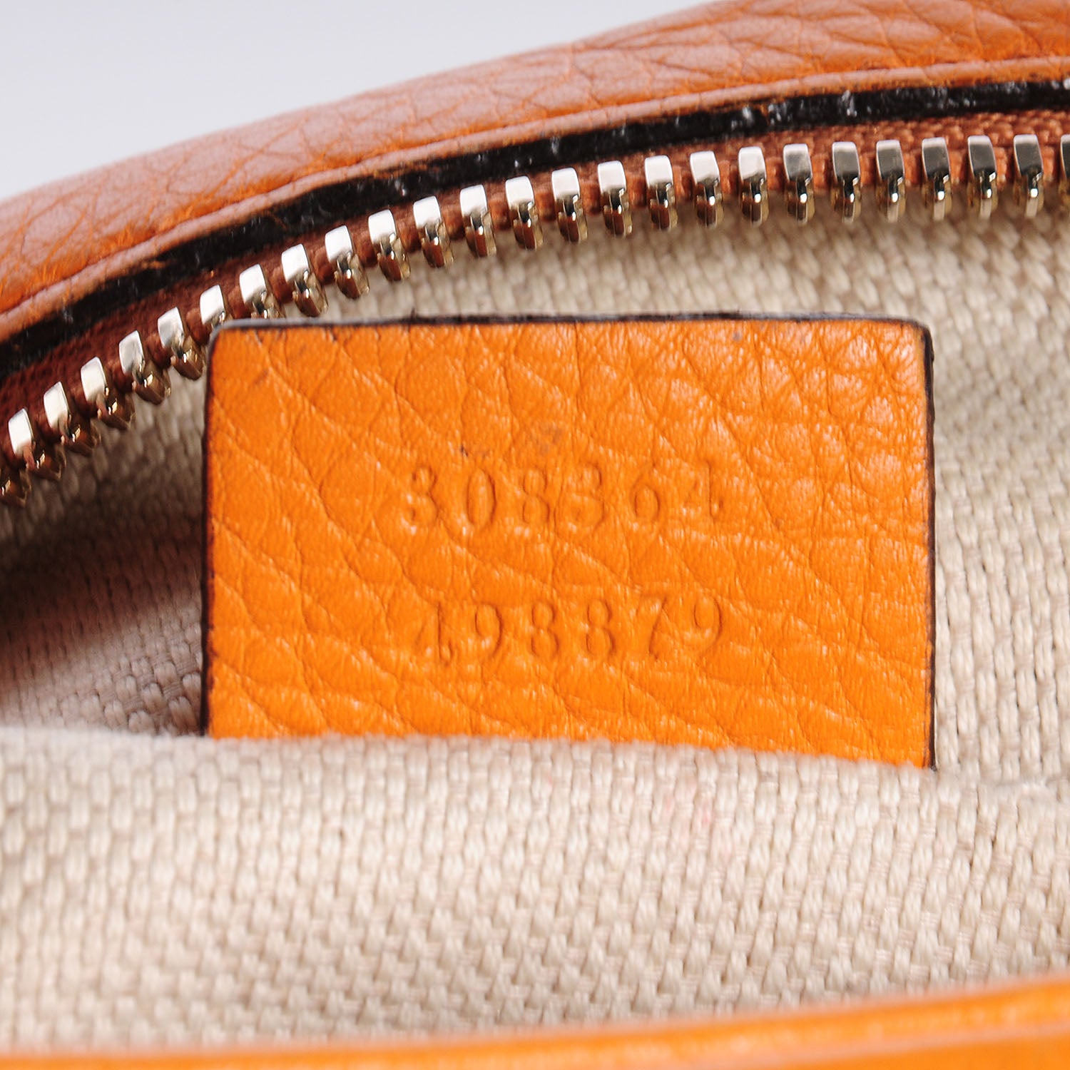 Gucci Pebbled Calfskin Small Soho Disco Bag Curcuma 7 of 9
