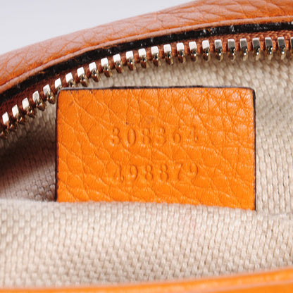 Gucci Pebbled Calfskin Small Soho Disco Bag Curcuma 7 of 9