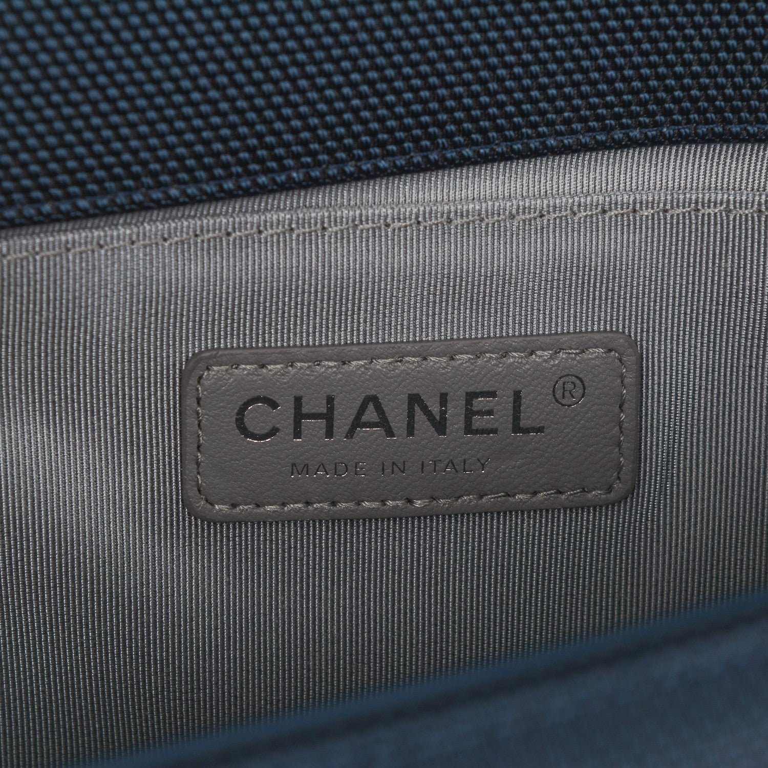 Chanel Canvas Quilted Medium Fluo Boy Flap Dark Navy Fuchsia Grey 6 of 7