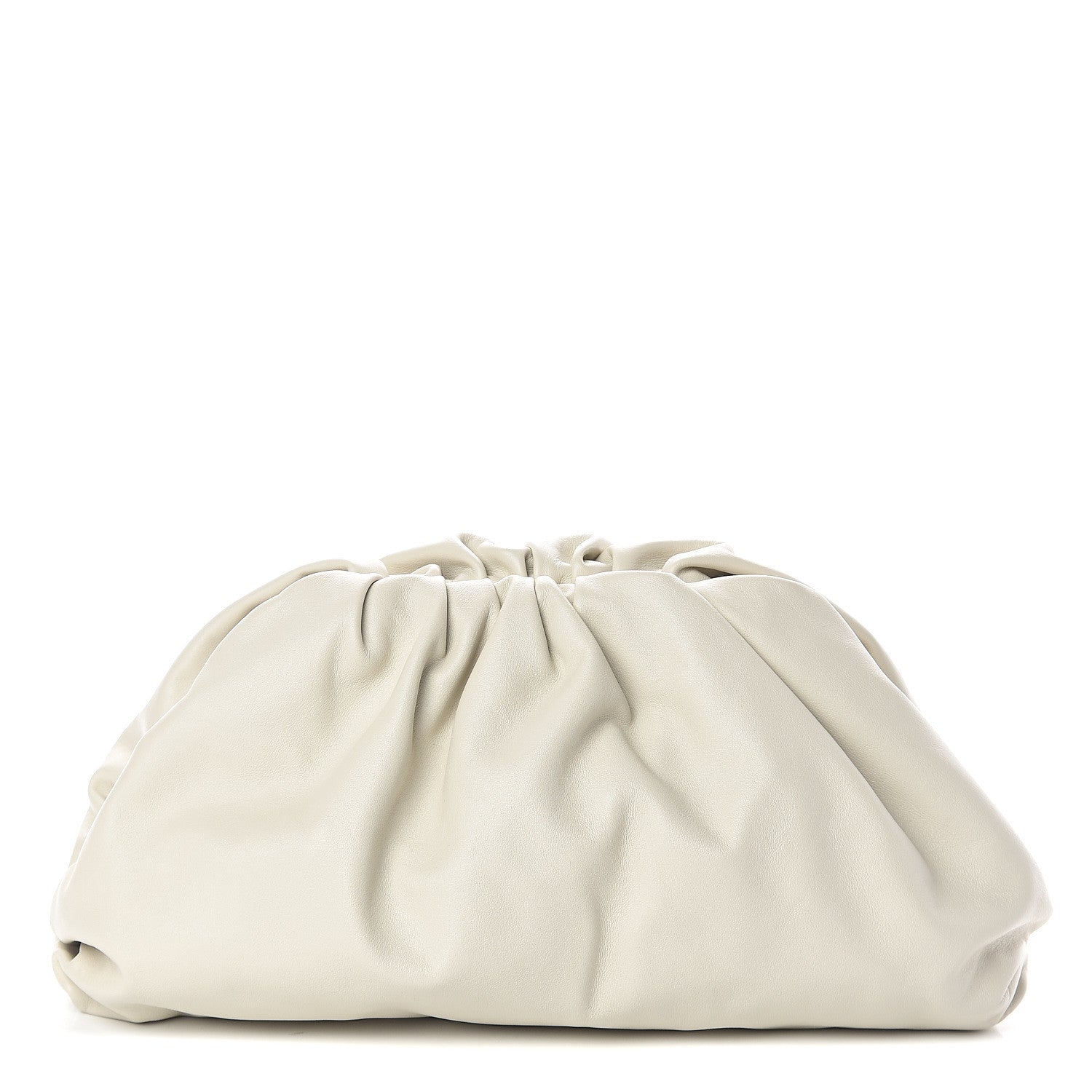 Bottega Veneta Smooth Butter Calf The Pouch Oversized Clutch Mist 1 of 7
