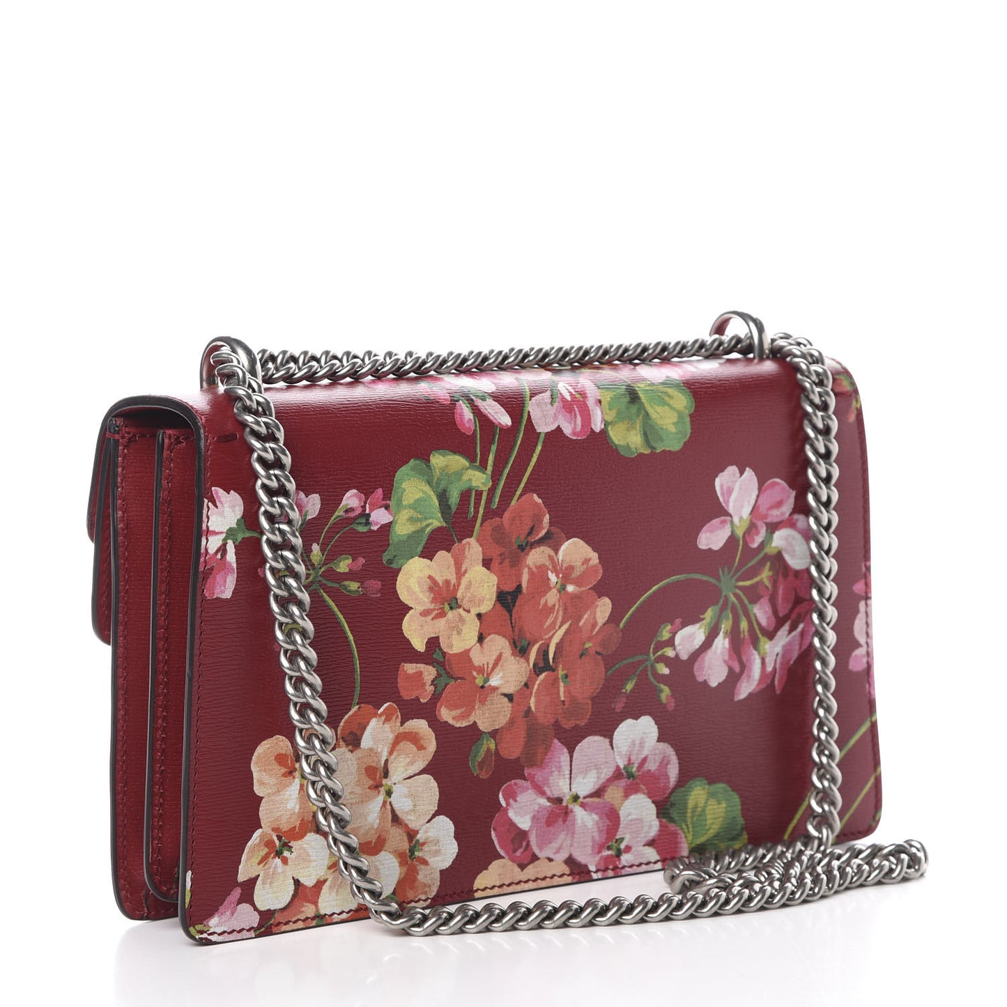 Calfskin Blooms Print Small Dionysus Shoulder Bag Romantic Cherry Multicolor