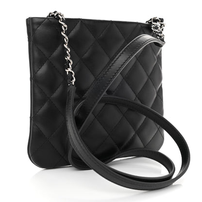 Chanel Lambskin Quilted Crossbody Bag Black 3 of 11