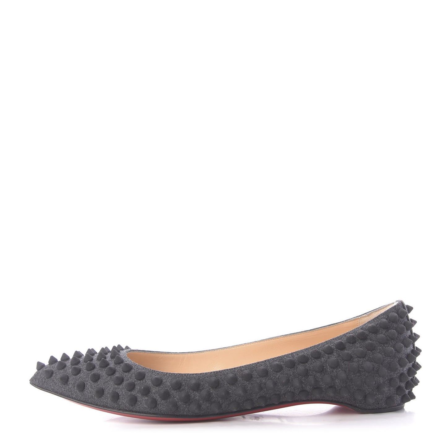 Flannel Pigalle Spikes Flats 37.5 Antracite