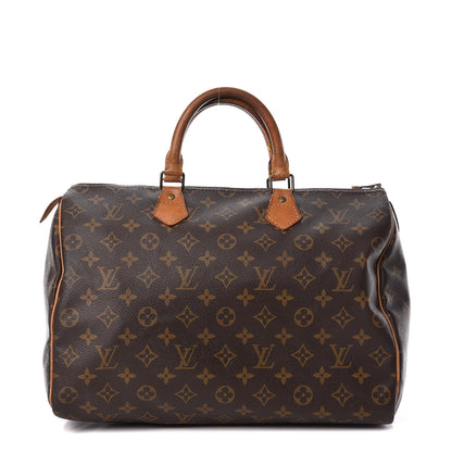 Louis Vuitton Monogram Speedy 35 1 of 22