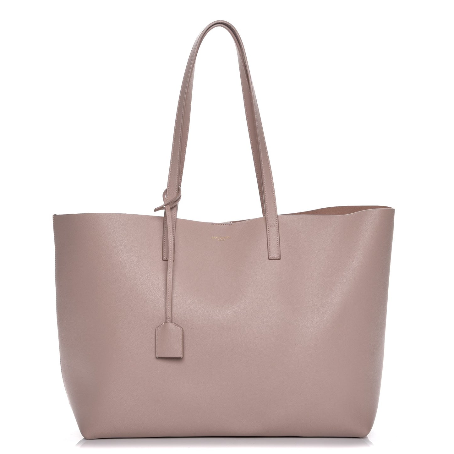 Calfskin Large Shopping Tote Rose Antic