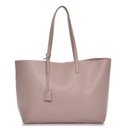 Saint Laurent Calfskin Large Shopping Tote Rose Antic 1 of 9