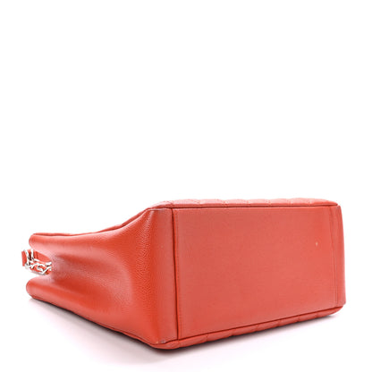 Chanel Caviar Quilted Grand Shopping Tote GST Orange 4 of 12