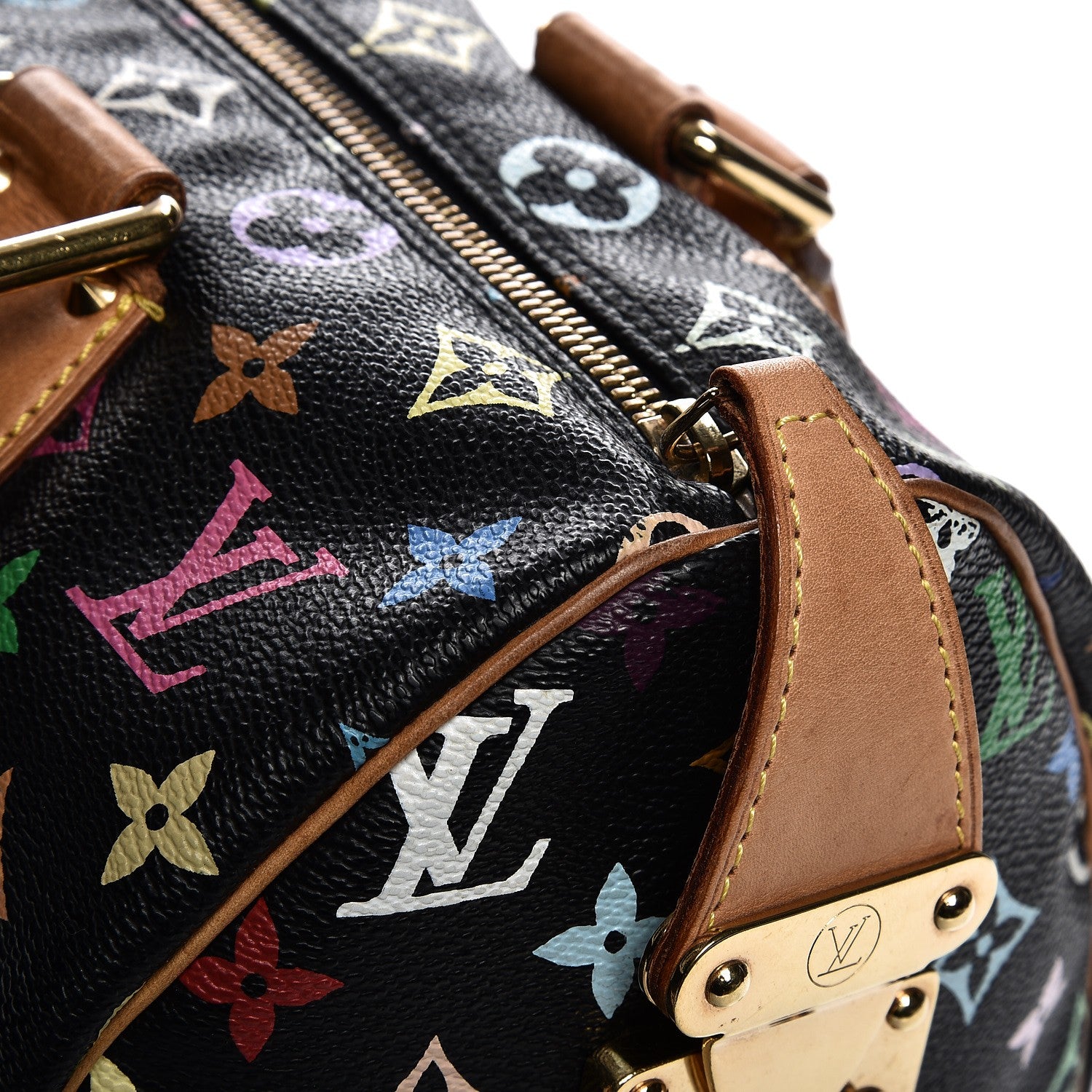 Louis Vuitton Monogram Multicolor Speedy 30 Black 12 of 15