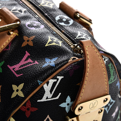 Louis Vuitton Monogram Multicolor Speedy 30 Black 12 of 15
