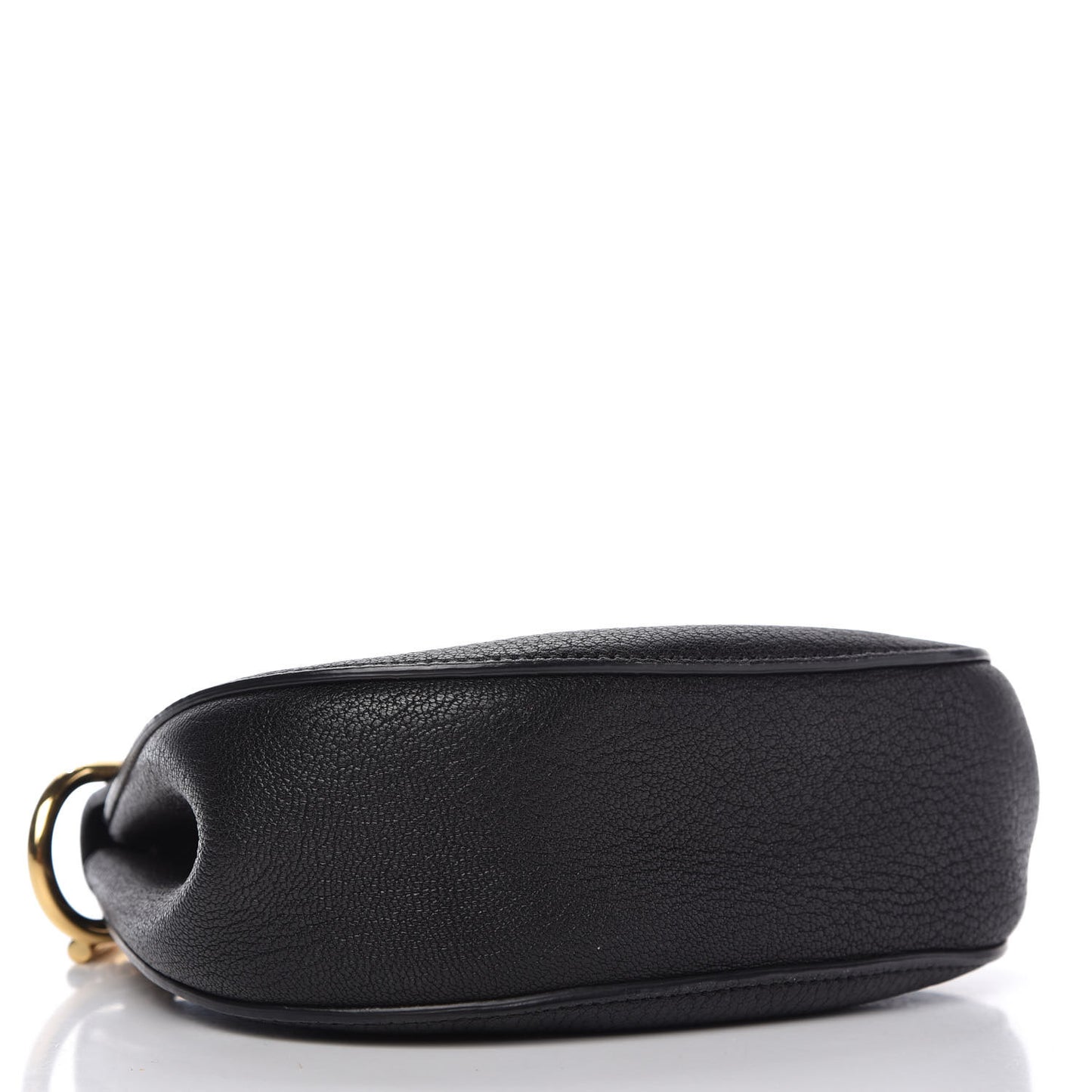 Grained Lambskin Mini Drew Shoulder Bag Black
