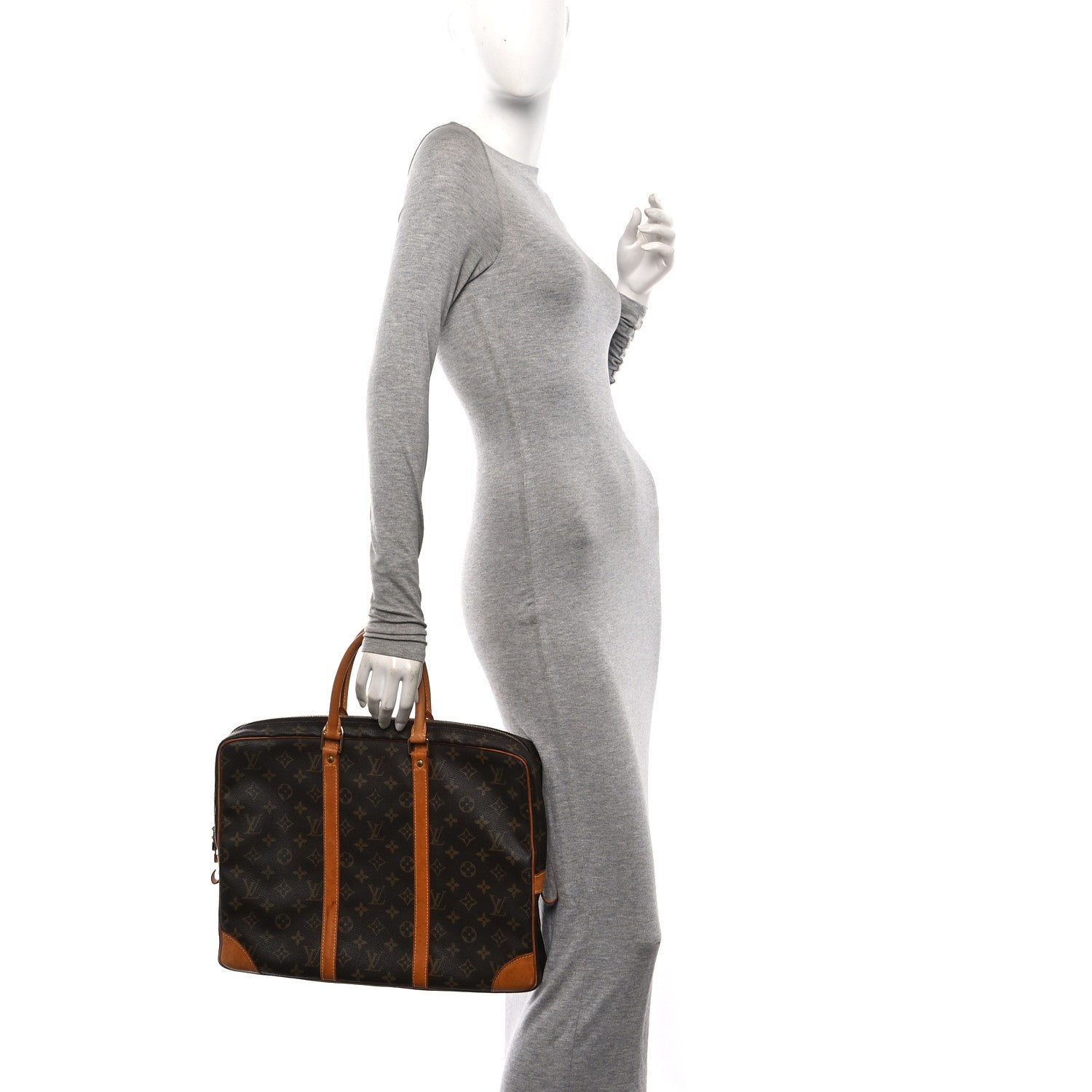 Louis Vuitton Monogram Porte-Documents Voyage Briefcase 2 of 9
