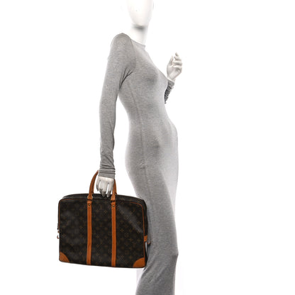 Louis Vuitton Monogram Porte-Documents Voyage Briefcase 2 of 9
