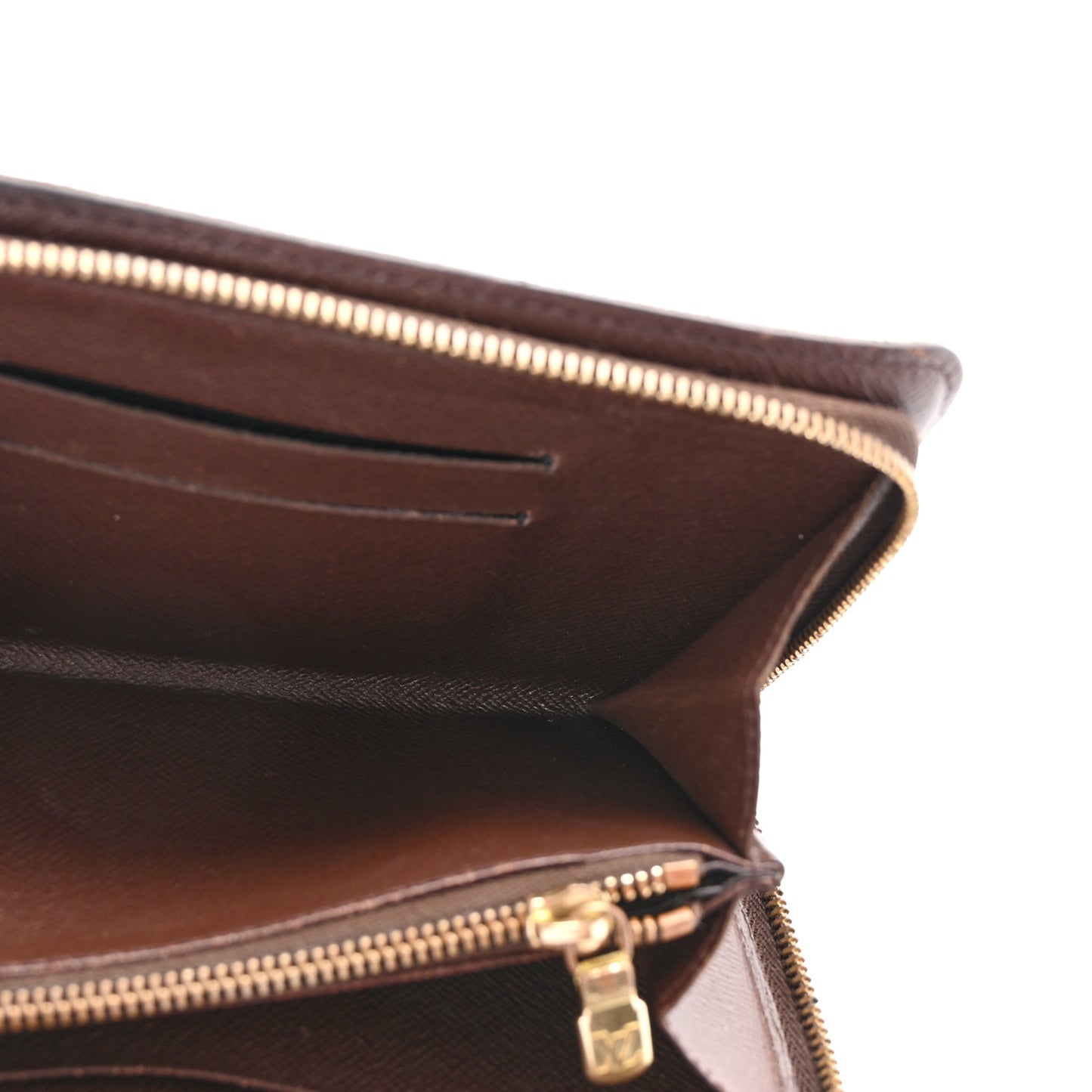 Damier Ebene Porte-Monnaie Zippe Zippy Wallet