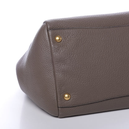 Prada Vitello Daino Shopping Satchel Argilla 9 of 10