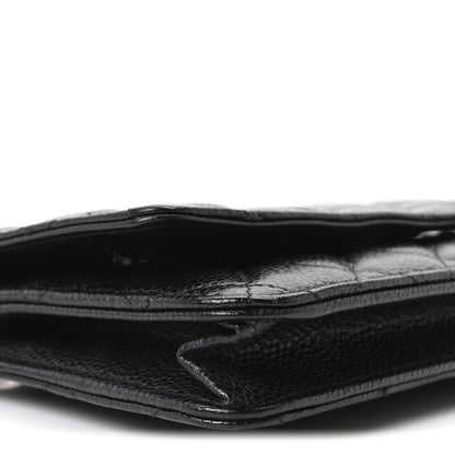 Chanel Caviar Quilted Wallet on Chain WOC Black 9 of 10