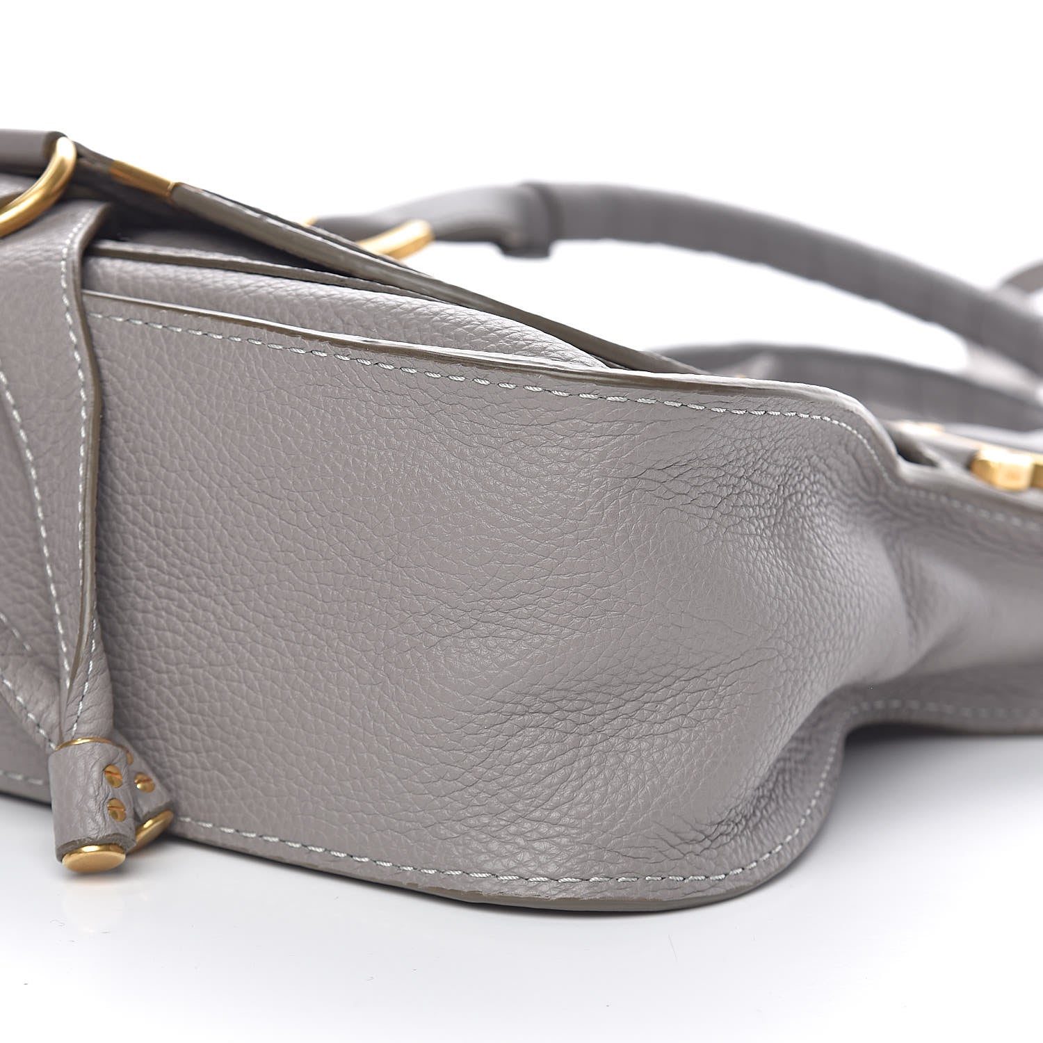 Chloe Calfskin Small Marcie Satchel Cashmere Grey 10 of 12