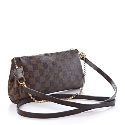 Louis Vuitton Damier Ebene Eva Clutch 3 of 10