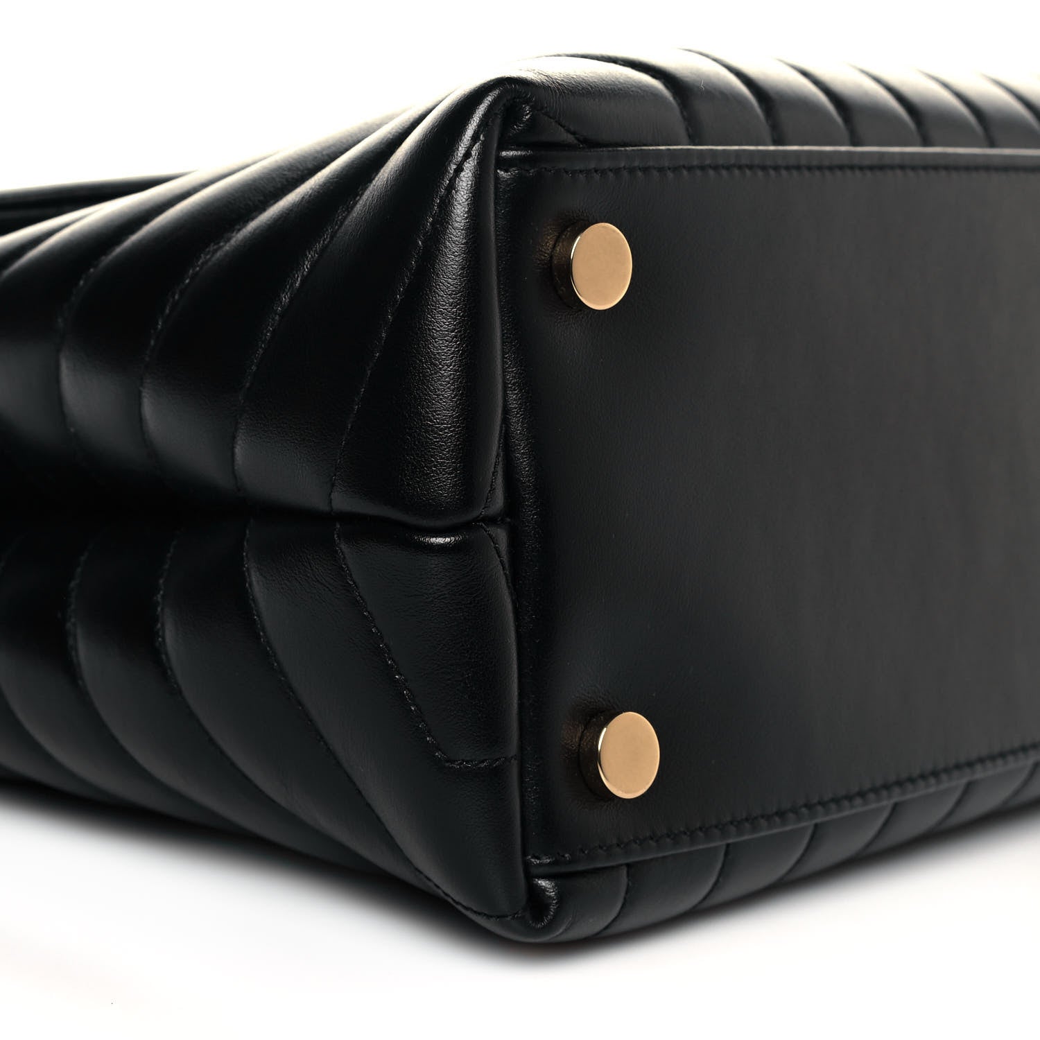 Saint Laurent Calfskin Y Quilted Monogram Large Loulou Chain Satchel Black 8 of 13