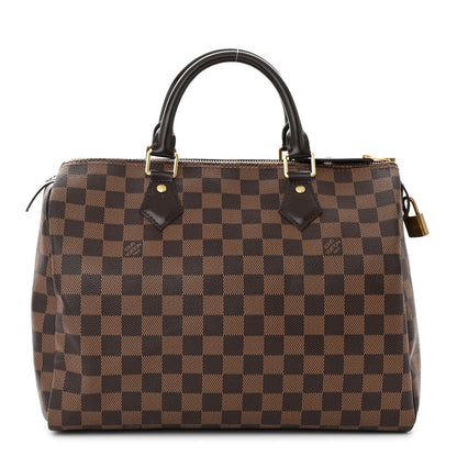 Louis Vuitton Damier Ebene Speedy 30 1 of 9