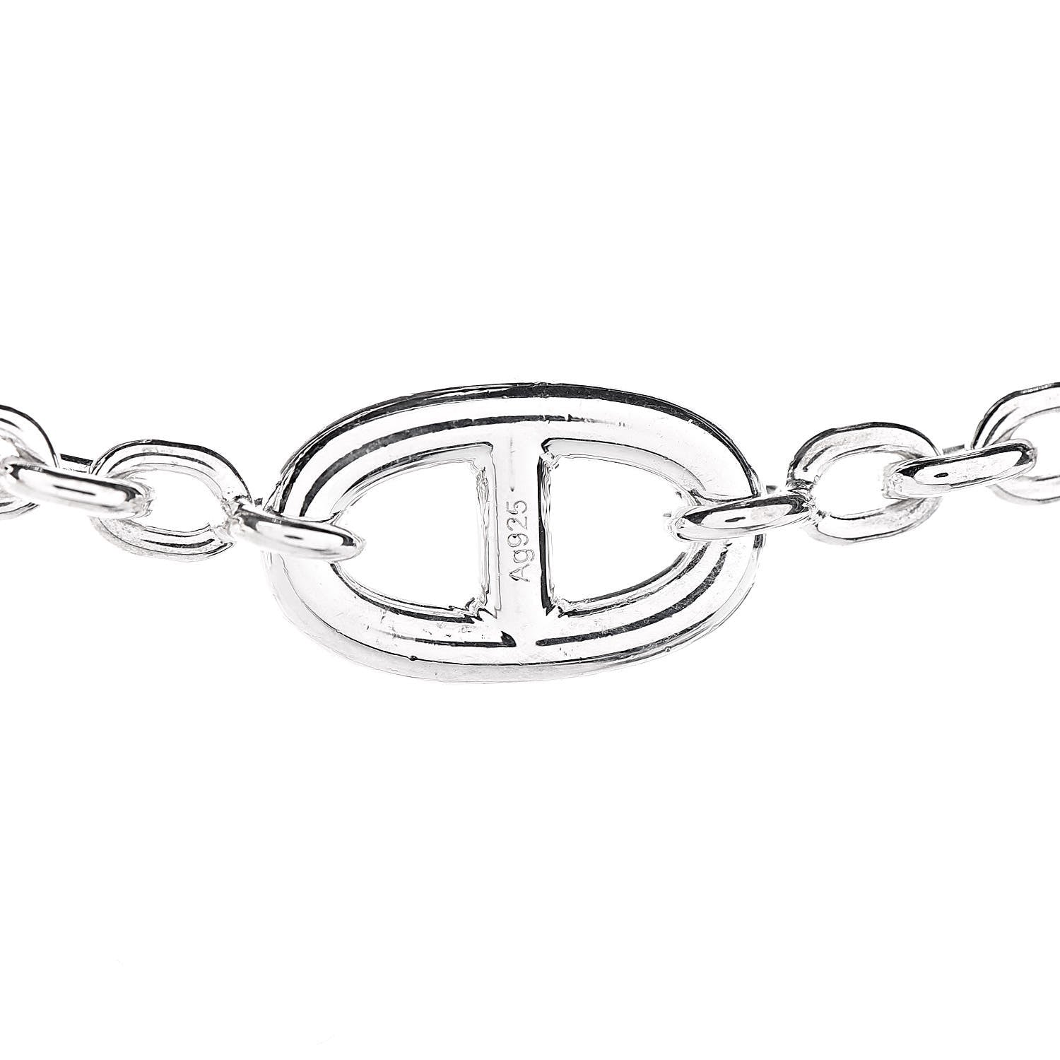Hermes Sterling Silver Farandole Necklace 120 5 of 7