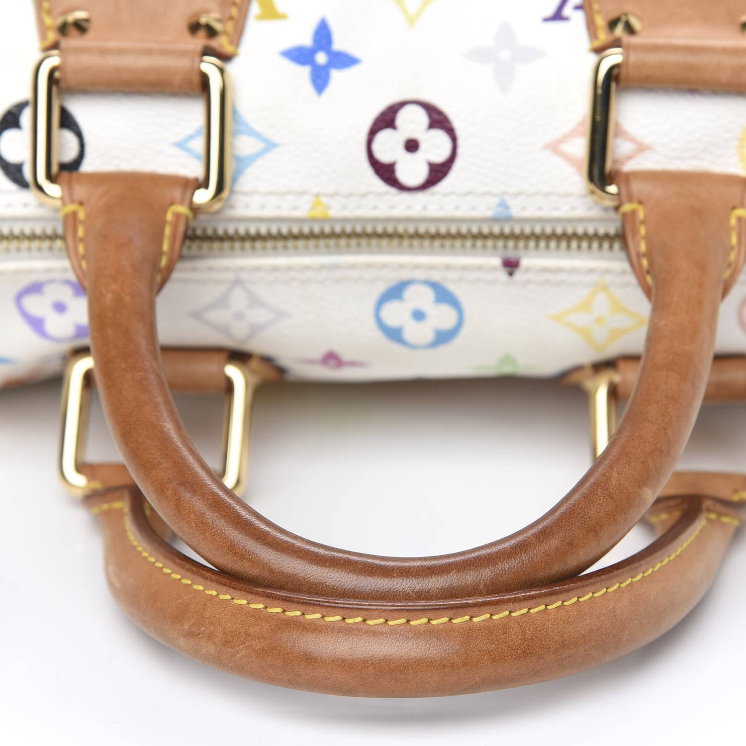 Louis Vuitton Monogram Multicolor Speedy 30 White 7 of 10