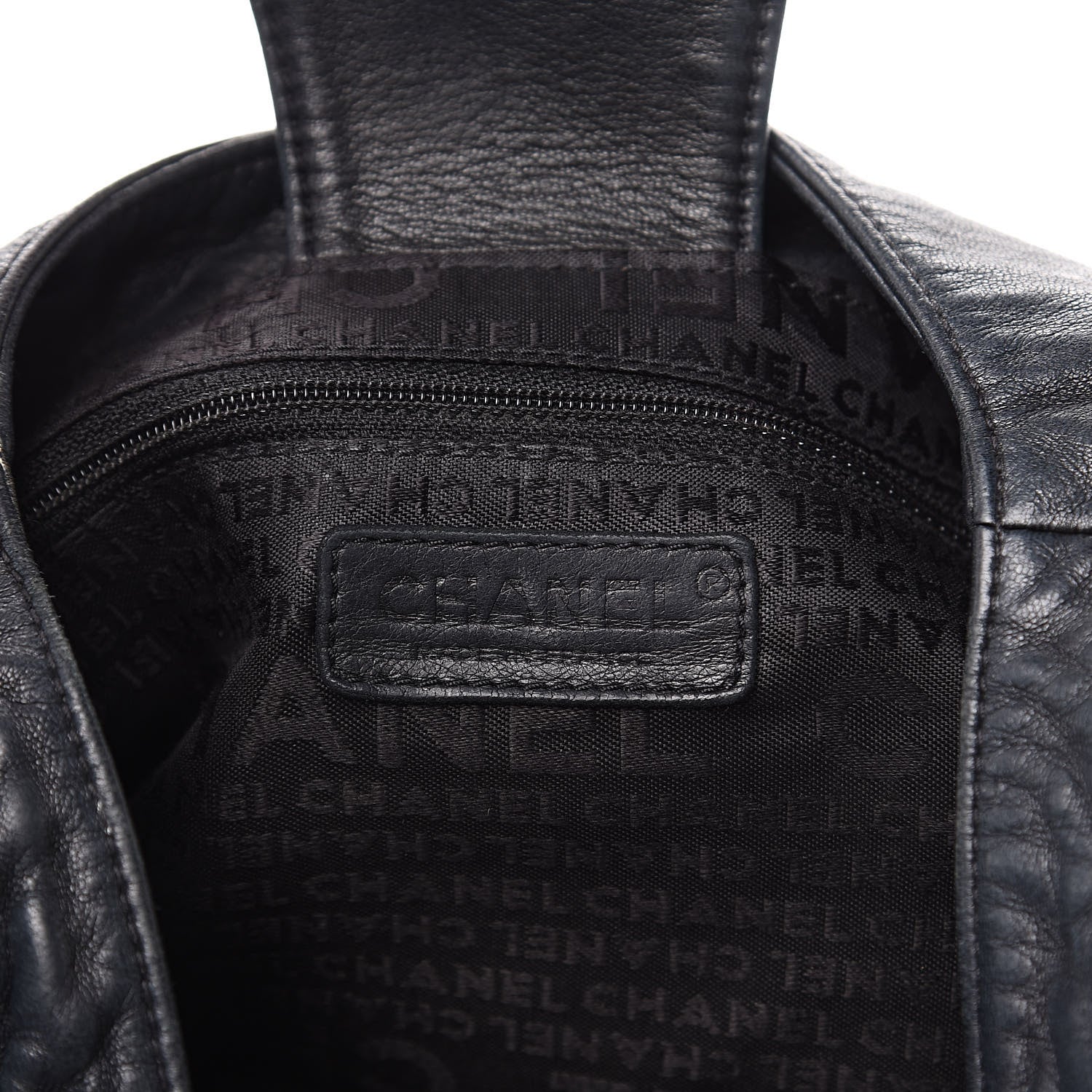 Chanel Lambskin Chain Hobo Black 7 of 15