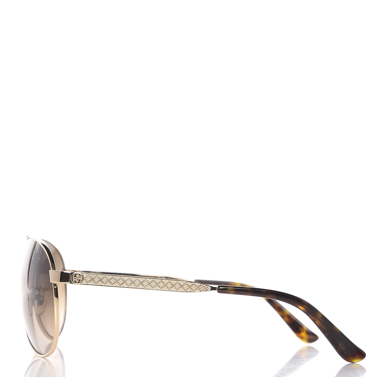 Gucci Aviator Sunglasses GG 2226/S Gold 3 of 8