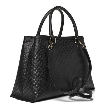 Gucci Soft Microguccissima Medium Tote Black 1 of 11