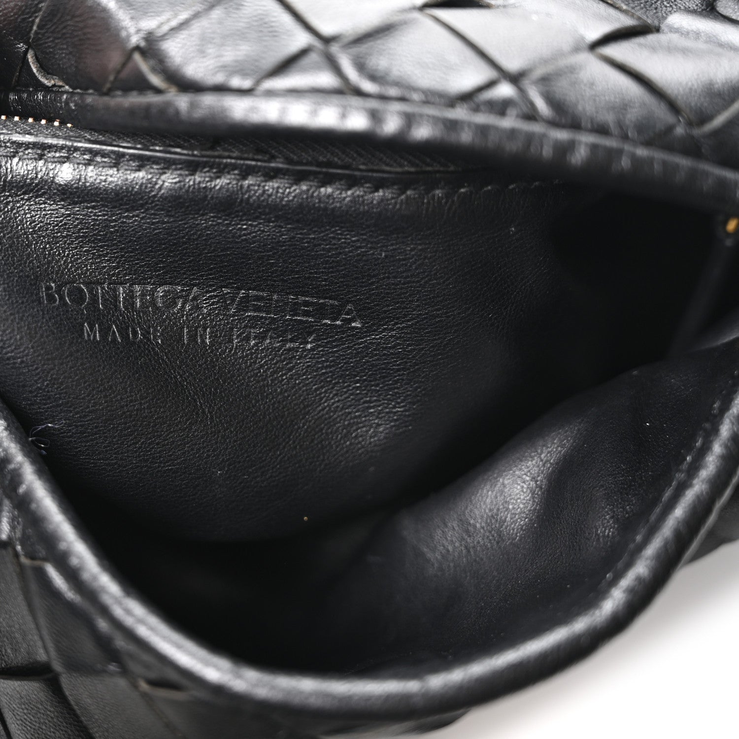 Bottega Veneta Calfskin Intrecciato Small Hop Black 6 of 10