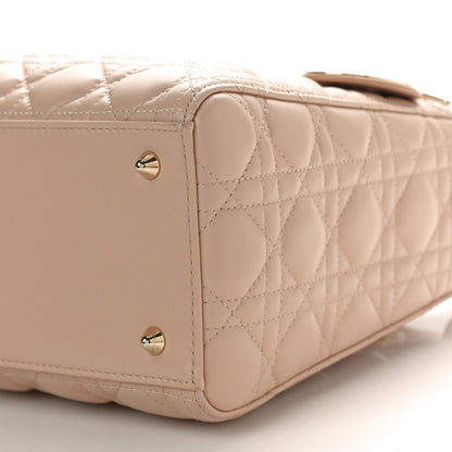 Christian Dior Lambskin Cannage Medium Lady Dior Rose Poudre 10 of 10