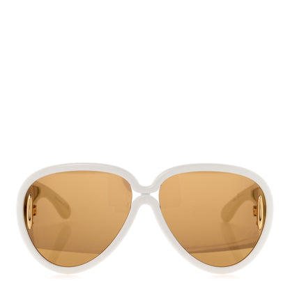 Loewe Acetate Pilot Mask sunglasses LW40132I White 2 of 7
