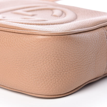 Gucci Pebbled Calfskin Small Soho Disco Bag Camelia 10 of 11