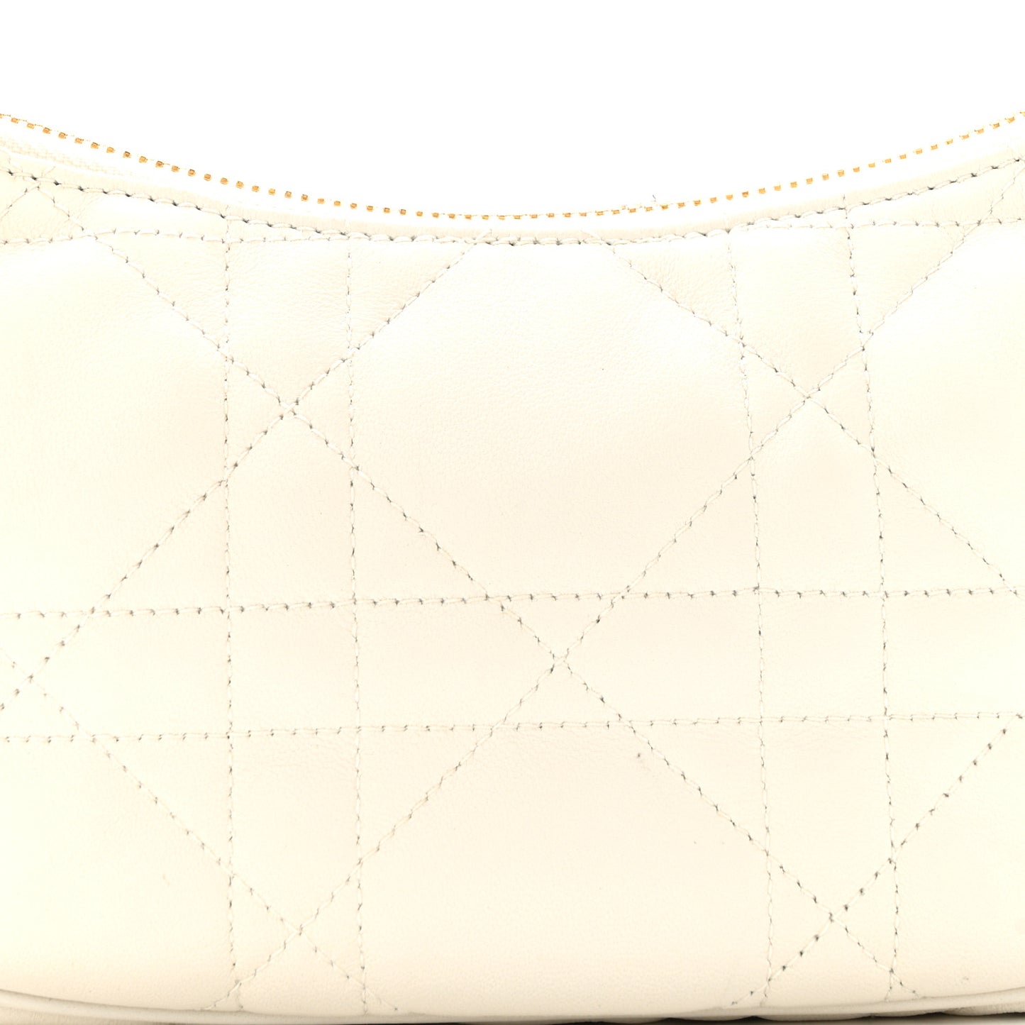 Lambskin Cannage CD Lounge Bag Latte