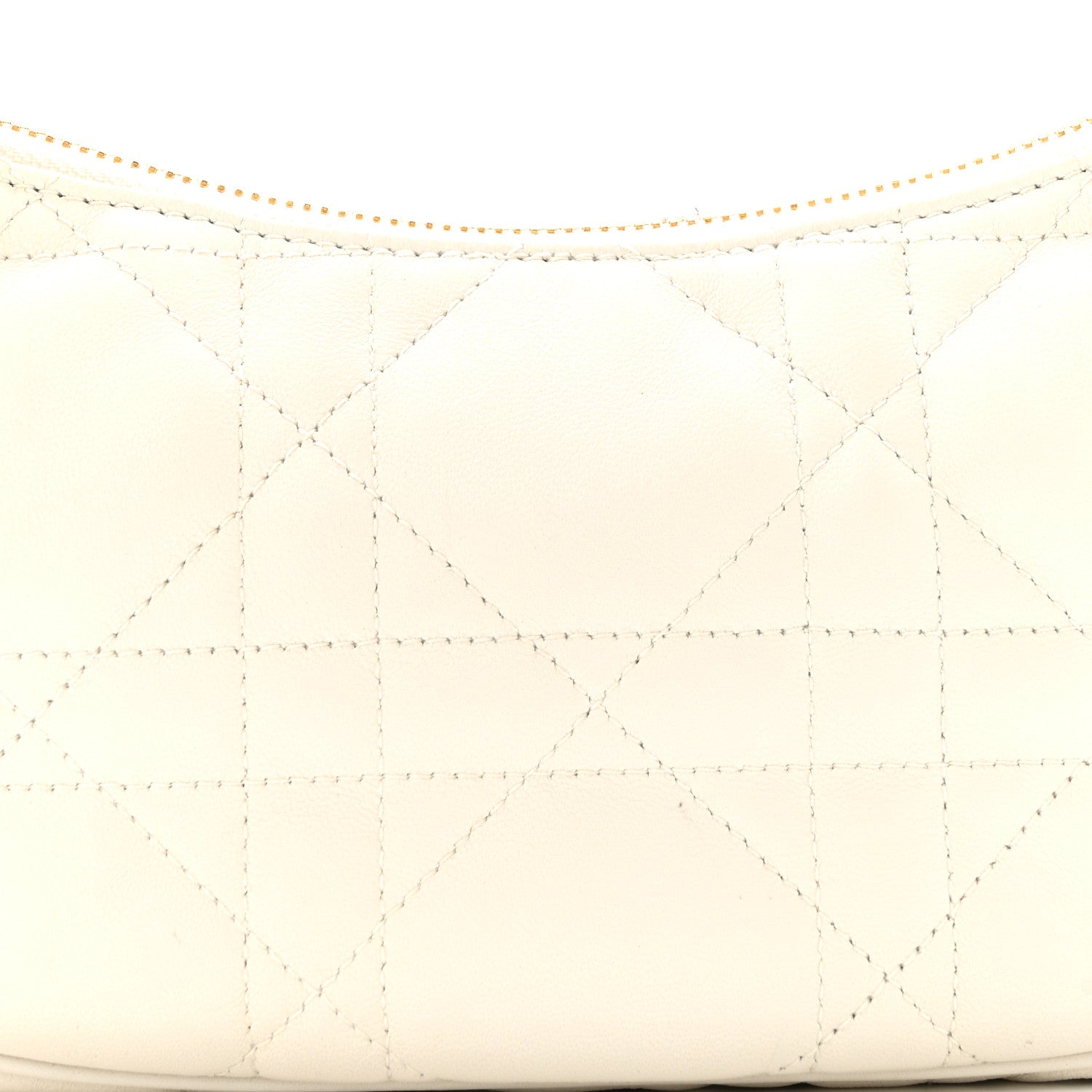 Christian Dior Lambskin Cannage CD Lounge Bag Latte 8 of 12