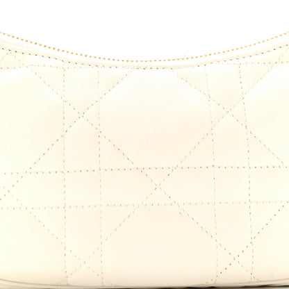 Christian Dior Lambskin Cannage CD Lounge Bag Latte 8 of 12