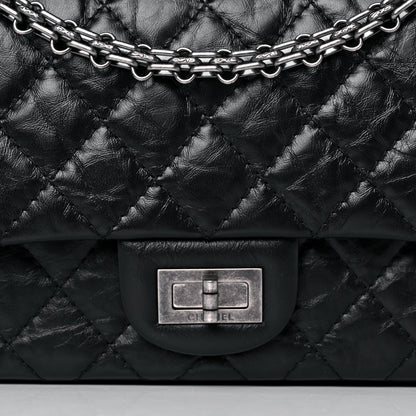 Chanel Aged Calfskin Quilted 2.55 Reissue 225 Flap Black 8 of 15