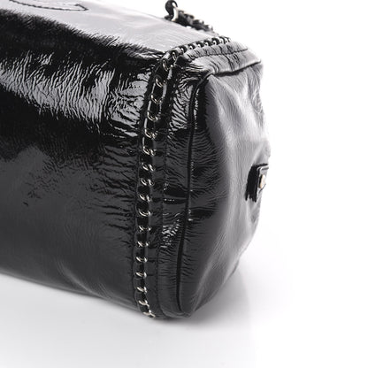 Chanel Patent Medium Luxe Ligne Bowler Black 9 of 9