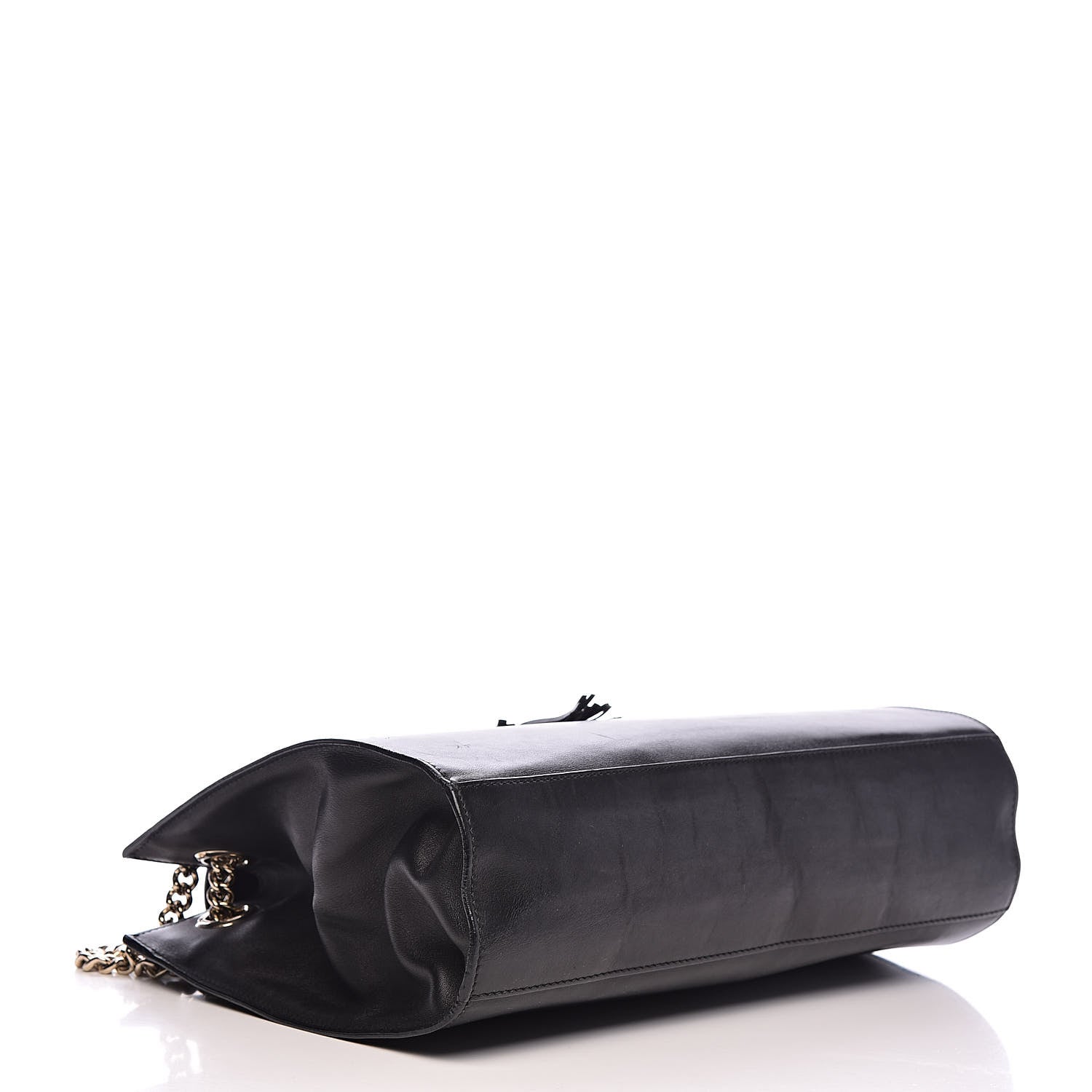 Gucci Saddle Soft Lux Large Emily Chain Shoulder Bag Black 4 of 17
