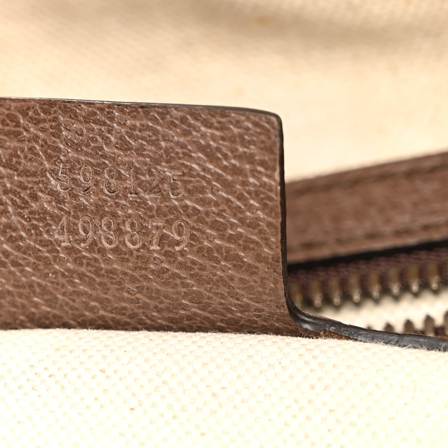 GG Supreme Monogram Web Small Ophidia Half Moon Hobo Brown