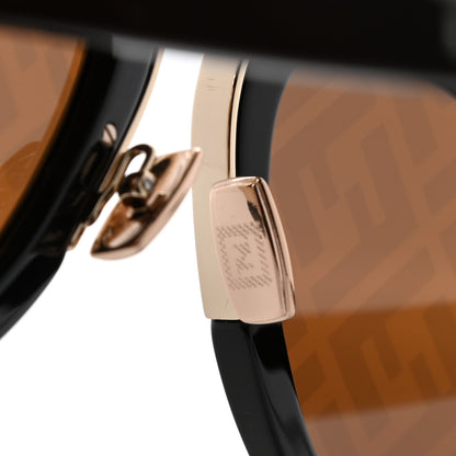Fendi Acetate FF Aviator Sunglasses FF M0104/S Black 9 of 9