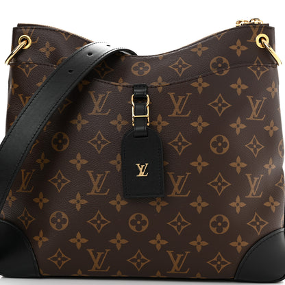 Louis Vuitton Monogram Odeon MM Black 6 of 8